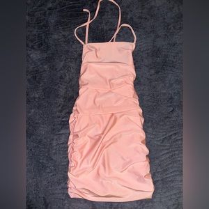 Lucy In The Sky Pink Cross back Dress
